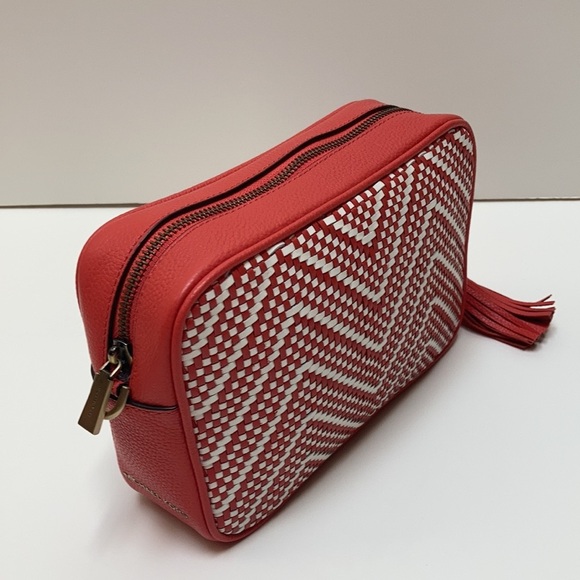 NWT Michael Kors Leather Chevron Crossbody Medium - Picture 13 of 15